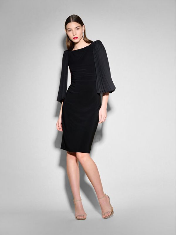 Joseph Ribkoff Joseph Ribkoff Koktel haljina 233766 Crna Slim Fit