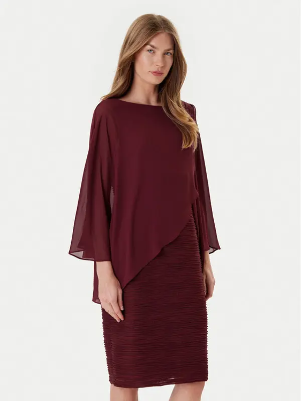 Joseph Ribkoff Joseph Ribkoff Koktel haljina 251720F25 Tamnocrvena Regular Fit