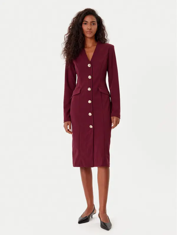 Joseph Ribkoff Joseph Ribkoff Koktel haljina 253072 Tamnocrvena Regular Fit