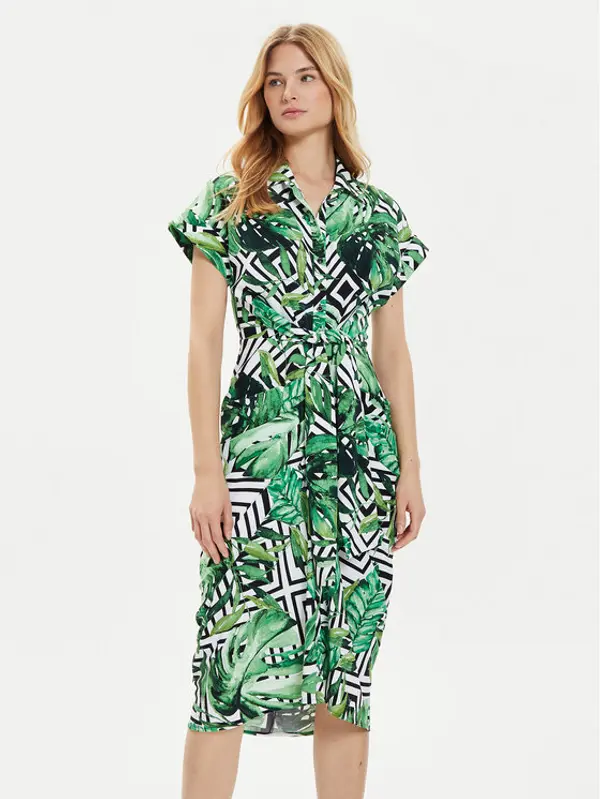 Joseph Ribkoff Joseph Ribkoff Ljetna haljina 242033 Zelena Regular Fit