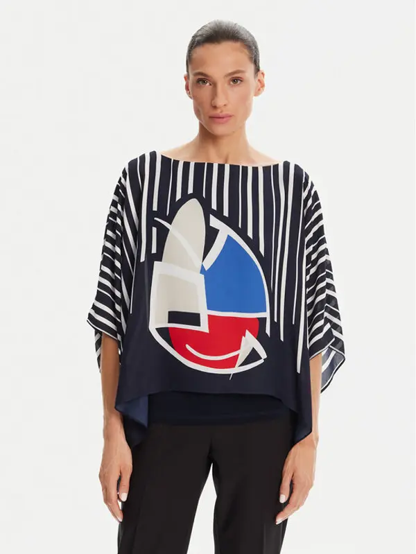 Joseph Ribkoff Joseph Ribkoff Majica 251180 Tamnoplava Relaxed Fit