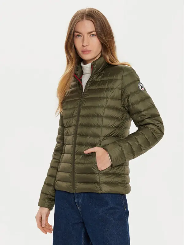 Jott Jott Pernata jakna Cha P000WDOW02 Zelena Slim Fit
