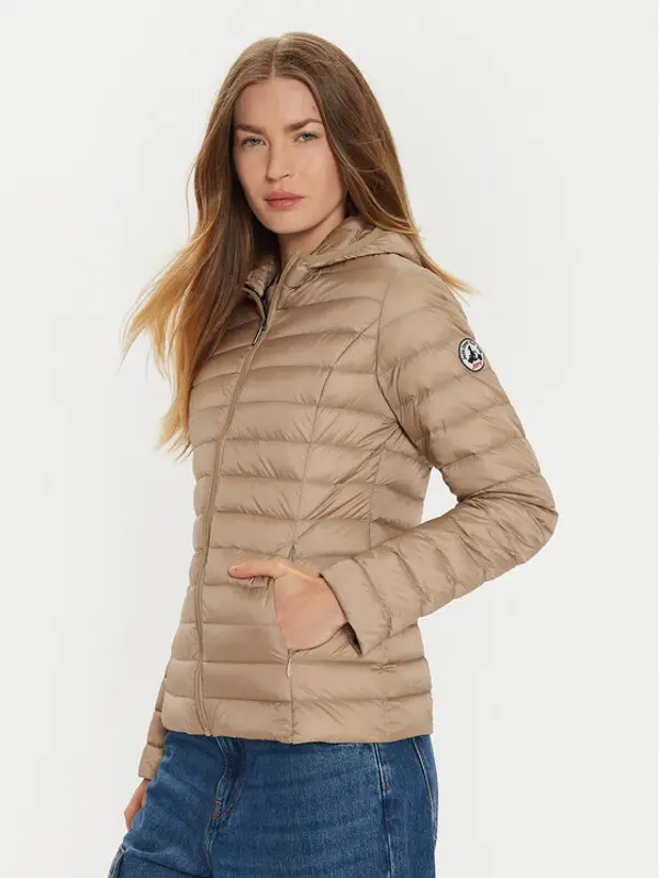 Jott Jott Pernata jakna Cloe P000WDOW01 Bež Slim Fit