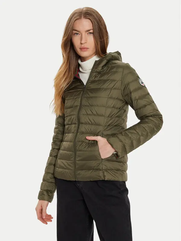 Jott Jott Pernata jakna Cloe P000WDOW01 Zelena Slim Fit