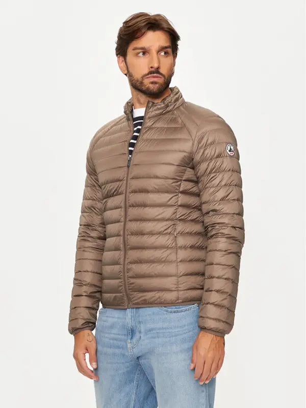 Jott Jott Pernata jakna Mat P000MDOW02 Bež Slim Fit