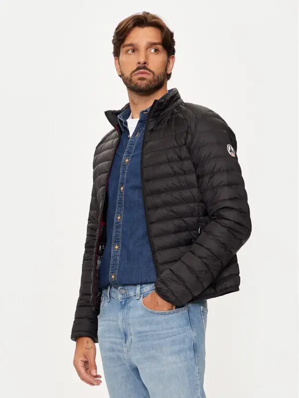 Jott Jott Pernata jakna Mat P000MDOW02 Crna Slim Fit