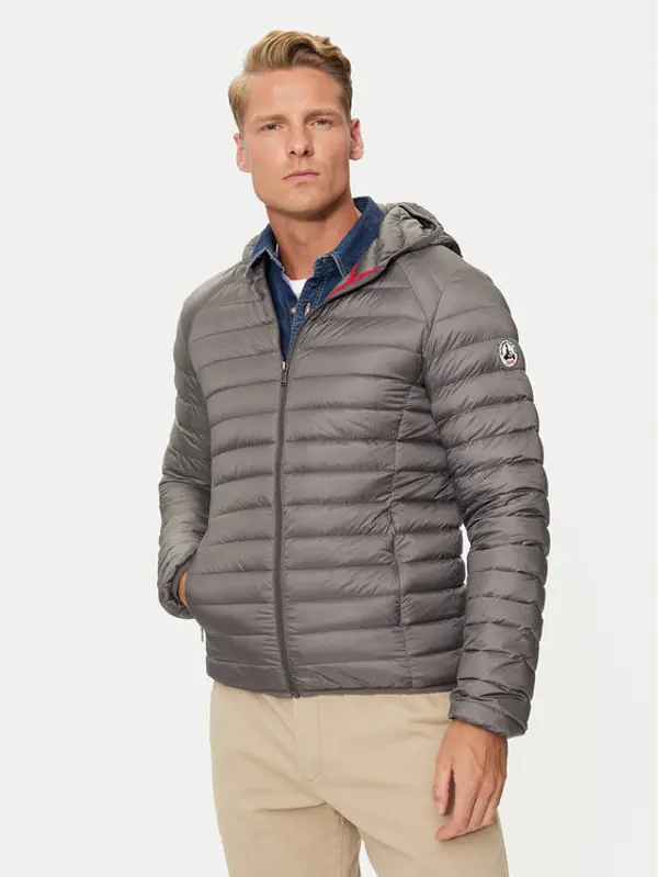 Jott Jott Pernata jakna Nico P000MDOW01 Siva Slim Fit