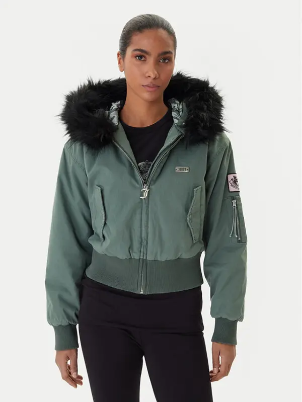 Juicy Couture Juicy Couture Bomber JCOIJ225553 Zelena Regular Fit