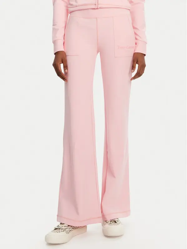 Juicy Couture Juicy Couture Donji dio trenerke Active JCSML125403 Ružičasta Flared Leg