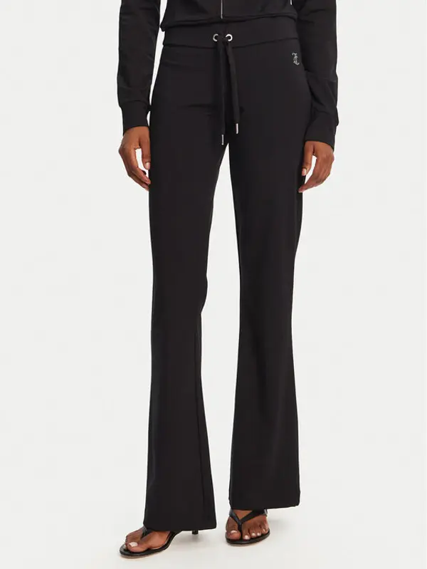 Juicy Couture Juicy Couture Donji dio trenerke Apollo JCWBJ125311 Crna Flared Leg