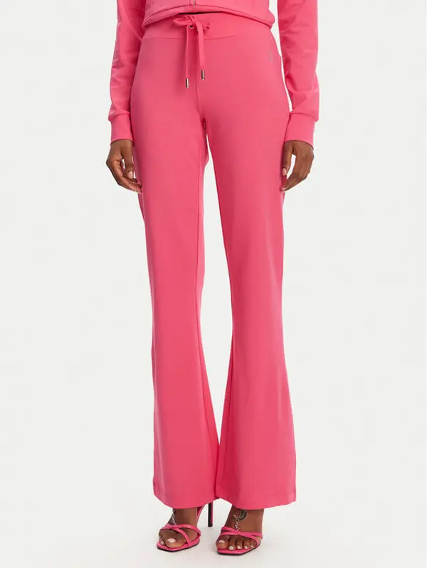 Juicy Couture Juicy Couture Donji dio trenerke Apollo JCWBJ125311 Ružičasta Flared Leg