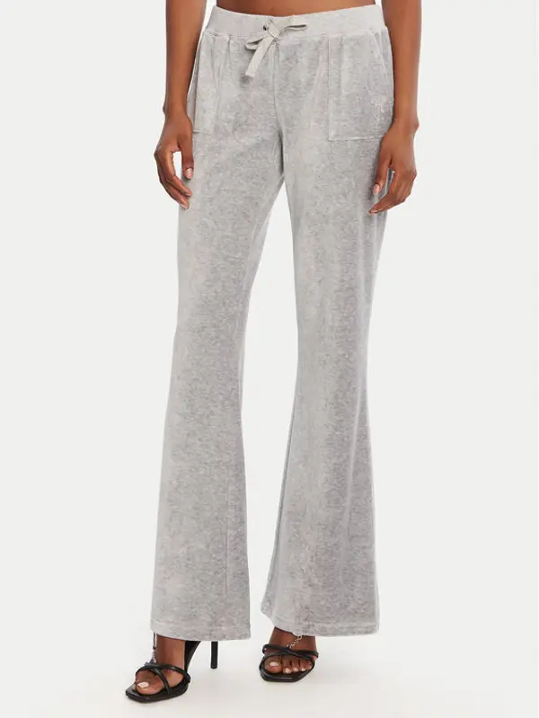 Juicy Couture Juicy Couture Donji dio trenerke Caisa JCSEBJ008 Siva Slim Fit