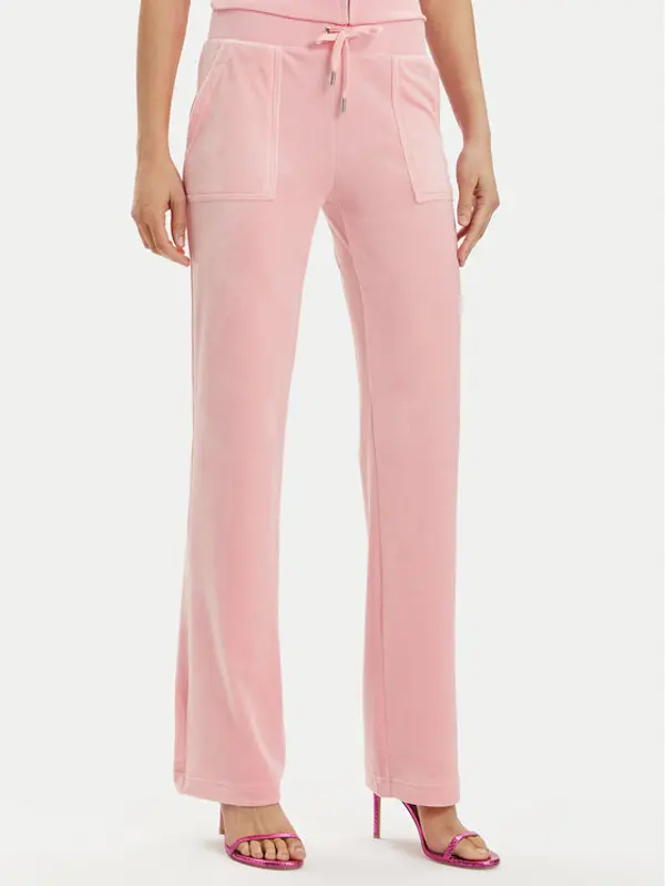 Juicy Couture Juicy Couture Donji dio trenerke Del Ray JCAP180 Ružičasta Regular Fit