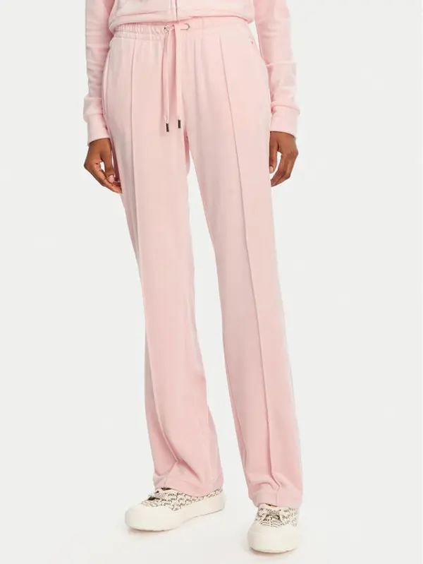 Juicy Couture Juicy Couture Donji dio trenerke Tina JCAPW045 Ružičasta Regular Fit