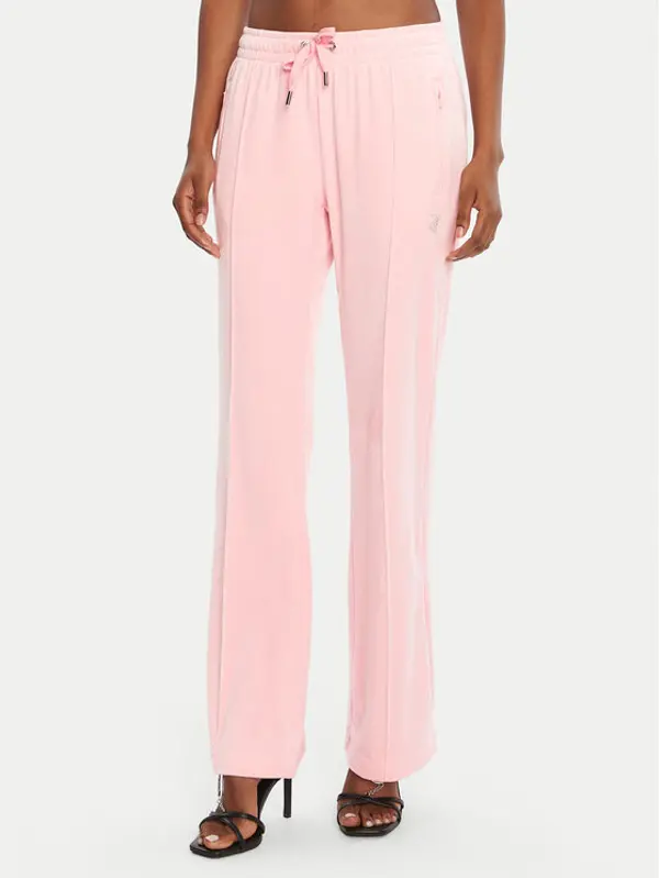 Juicy Couture Juicy Couture Donji dio trenerke Tina JCAPW045 Ružičasta Regular Fit