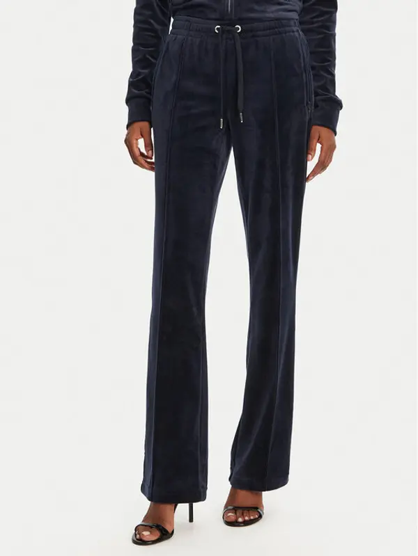 Juicy Couture Juicy Couture Donji dio trenerke Tina JCAPW045 Tamnoplava Regular Fit