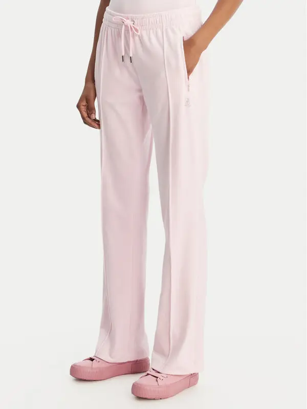 Juicy Couture Juicy Couture Donji dio trenerke Tina JCWBJ126327 Ružičasta Straight Leg