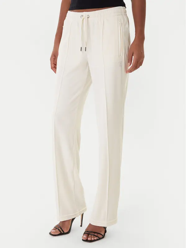 Juicy Couture Juicy Couture Donji dio trenerke Tina JCWBJ225307 Bež Regular Fit