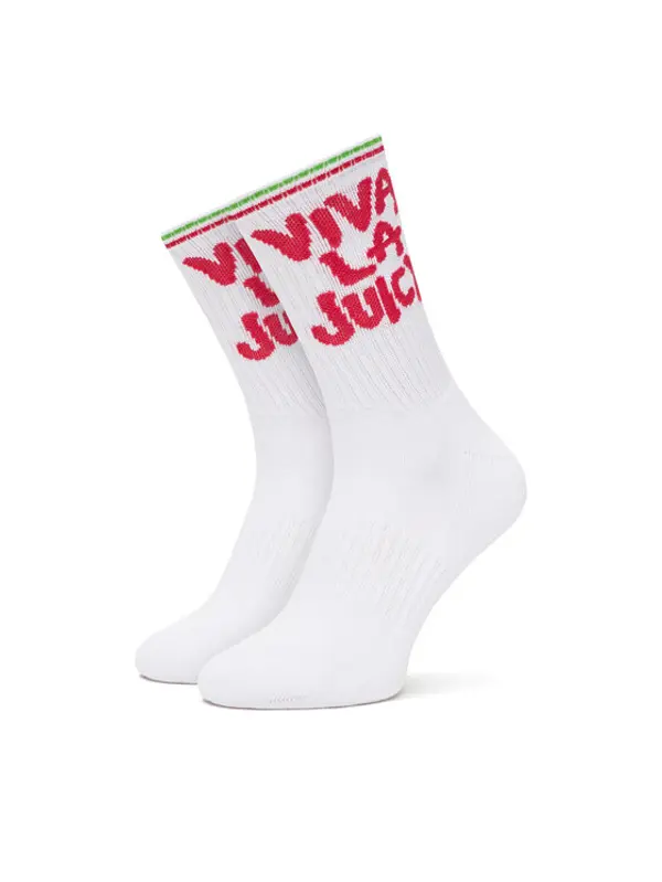 Juicy Couture Juicy Couture Duge čarape Viva JCAXS125718 Bijela