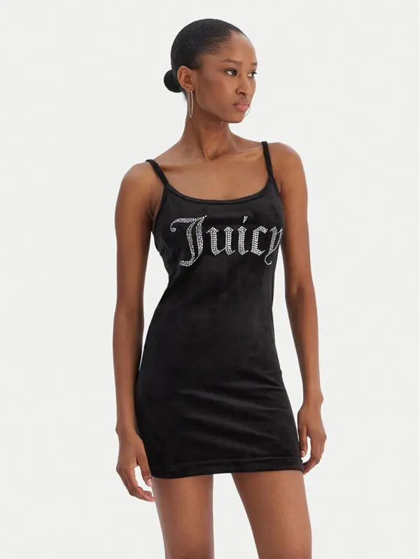Juicy Couture Juicy Couture Haljina za svaki dan Rae JCWE222003 Crna Slim Fit