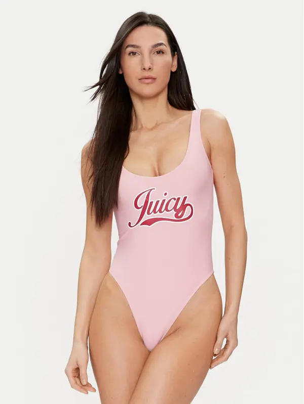 Juicy Couture Juicy Couture Kupaći kostim Retro Devina JCITS223204 Ružičasta