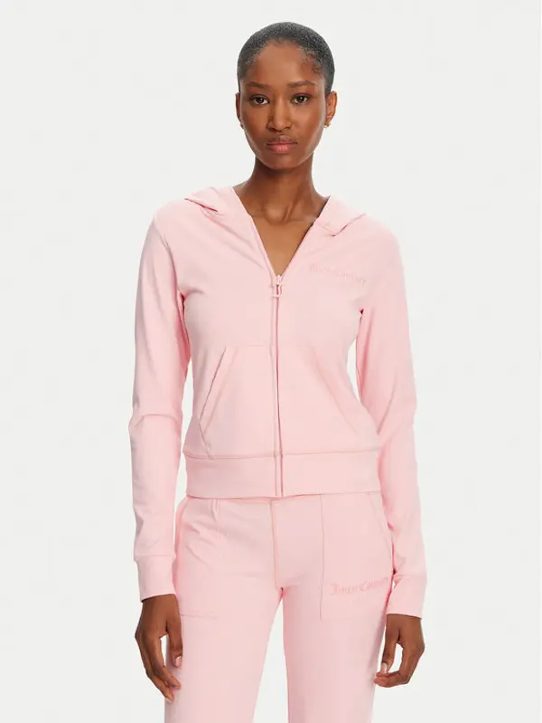 Juicy Couture Juicy Couture Majica dugih rukava Active JCSAS125401 Ružičasta Slim Fit