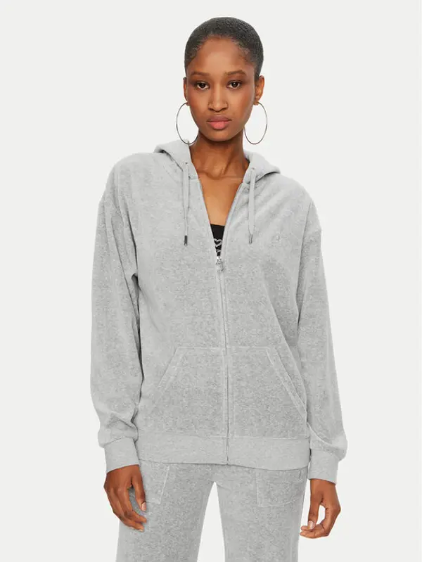 Juicy Couture Juicy Couture Majica dugih rukava Halan JCWAS24342 Siva Oversize