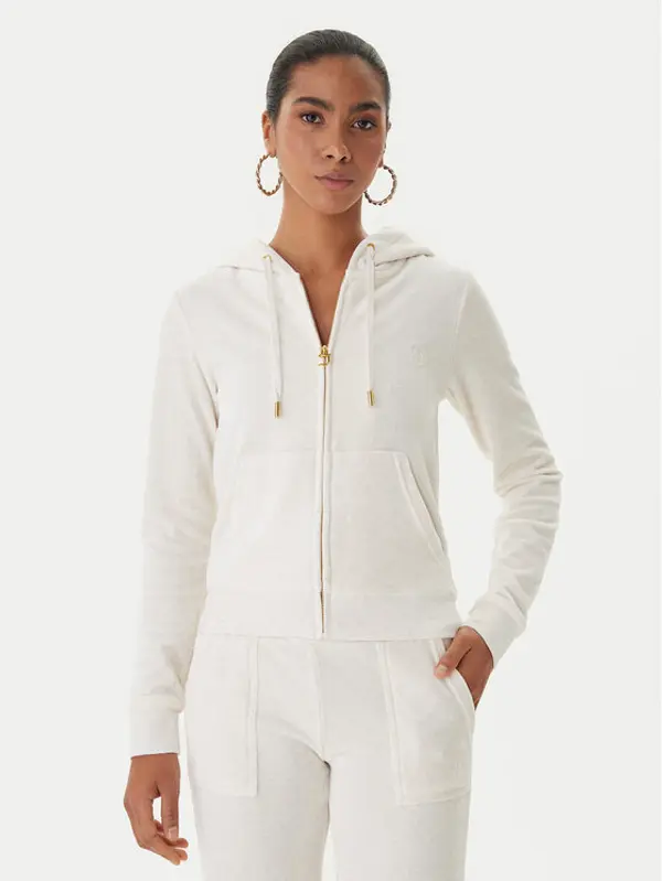 Juicy Couture Juicy Couture Majica dugih rukava Robertson JCAP176G Bež Slim Fit