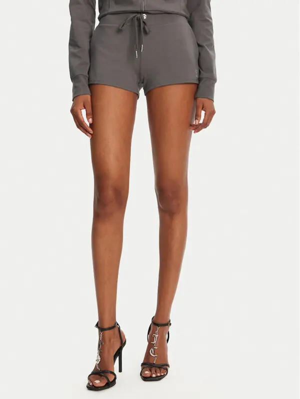 Juicy Couture Juicy Couture Sportske kratke hlače JCWHS125312 Siva Loose Fit