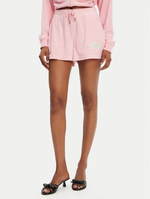 Juicy Couture Juicy Couture Sportske kratke hlače Perkin JCWHS125322 Ružičasta Relaxed Fit