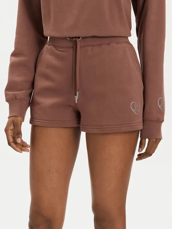 Juicy Couture Juicy Couture Sportske kratke hlače Sully Rodeo JCBHS223825 Smeđa Regular Fit