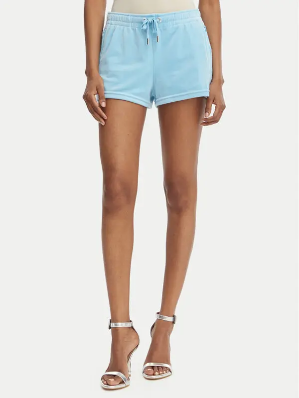 Juicy Couture Juicy Couture Sportske kratke hlače Tamia JCWHS126305 Svijetloplava Regular Fit