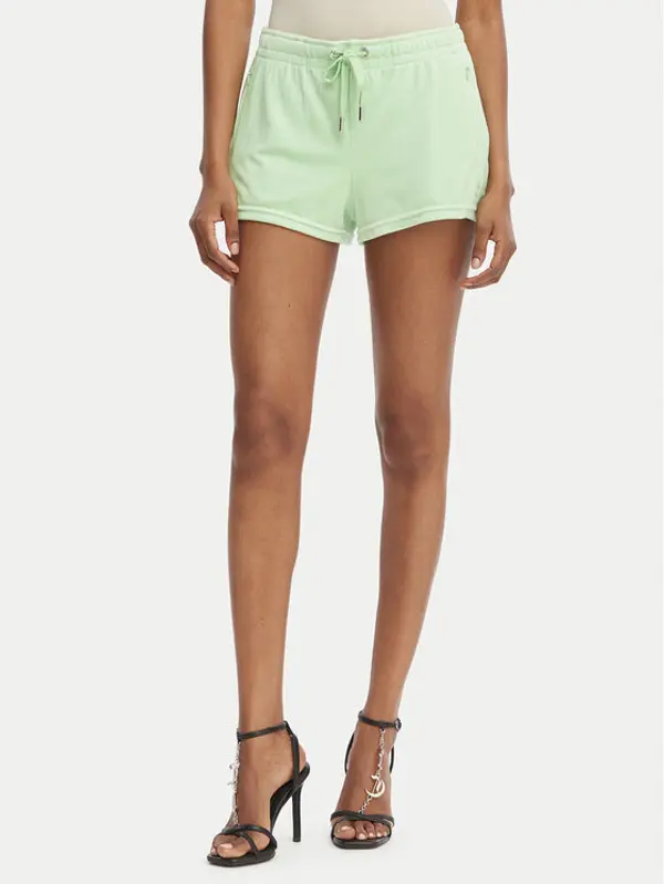 Juicy Couture Juicy Couture Sportske kratke hlače Tamia JCWHS126305 Zelena Regular Fit