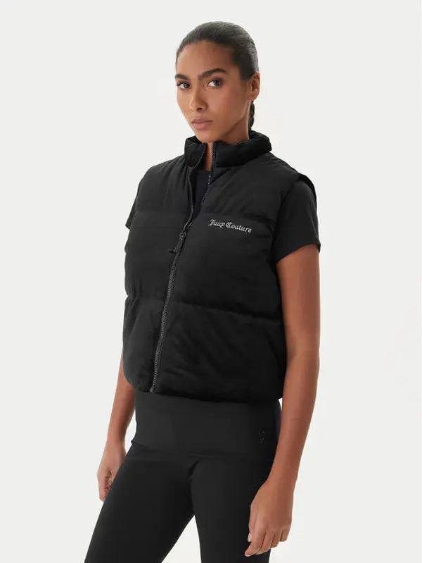 Juicy Couture Juicy Couture Sportski prsluk Lightening JCOGL225551 Crna Regular Fit