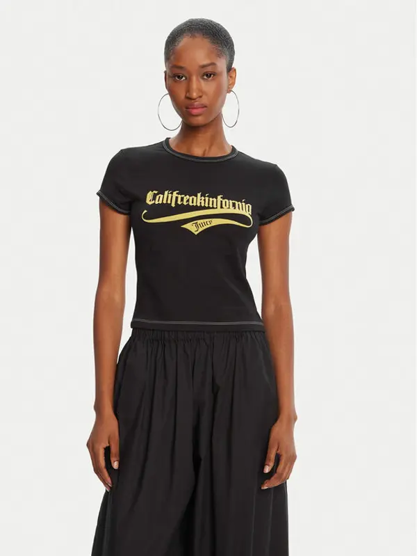 Juicy Couture Juicy Couture T-shirt JCNCT225460 Crna Regular Fit