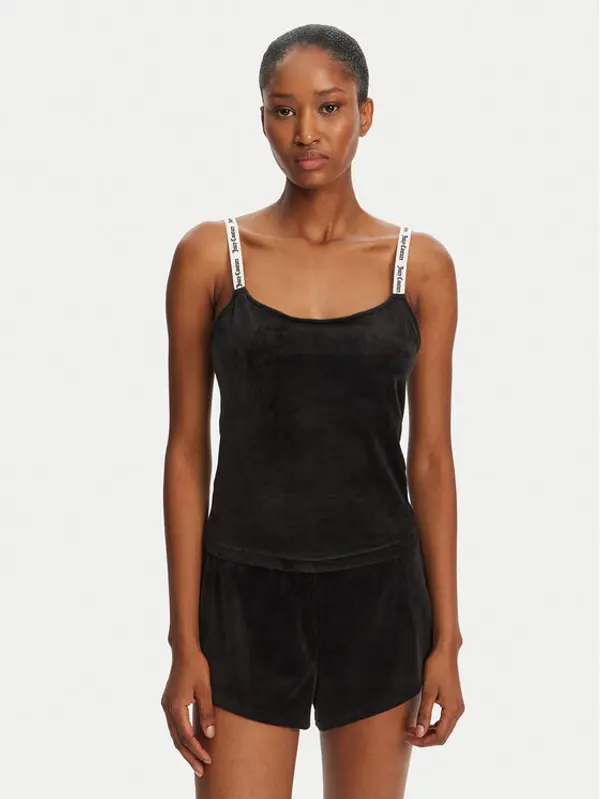 Juicy Couture Juicy Couture Top Elina JCLCT125501 Crna Slim Fit