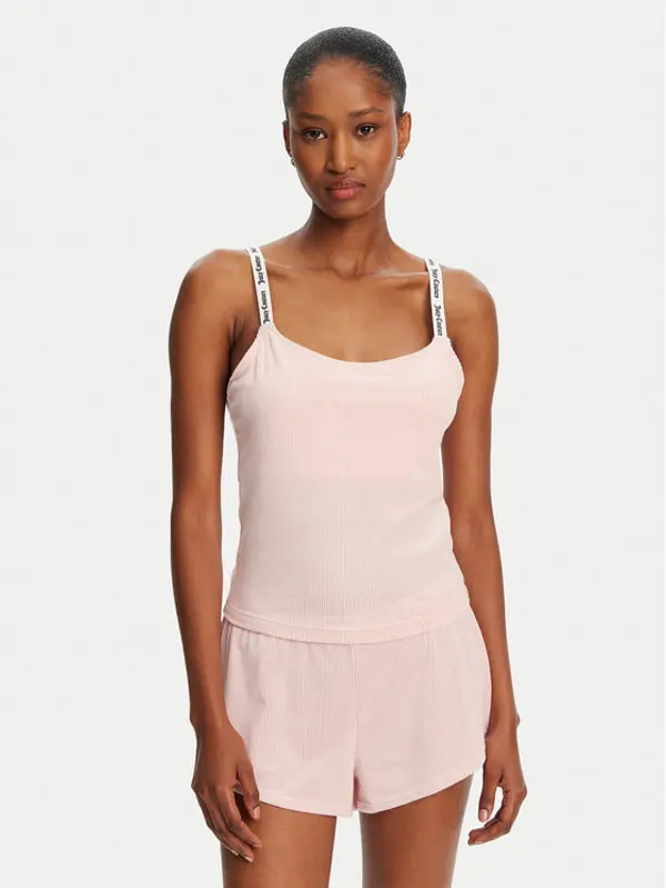 Juicy Couture Juicy Couture Top Elina JCLCT125501 Ružičasta Slim Fit