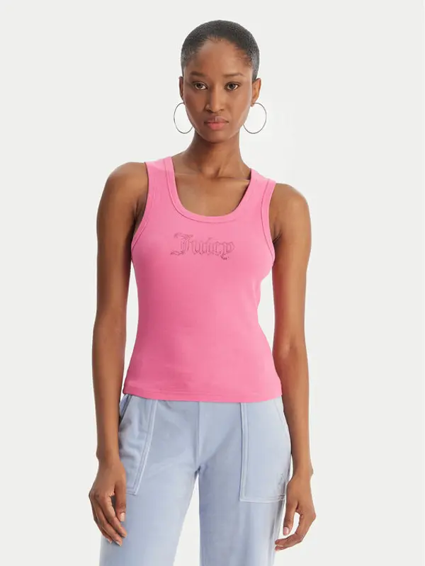 Juicy Couture Juicy Couture Top Thin Strap JCWLV126308 Ružičasta Slim Fit