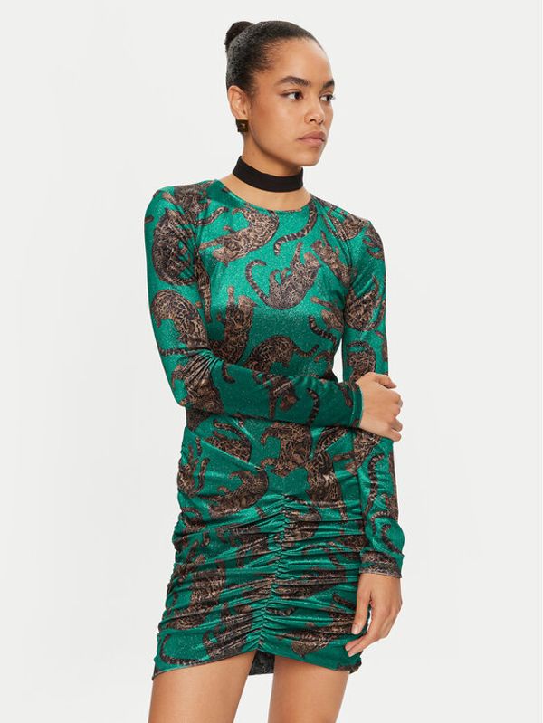 Just Cavalli Just Cavalli Haljina za svaki dan 77PAO920 Zelena Slim Fit