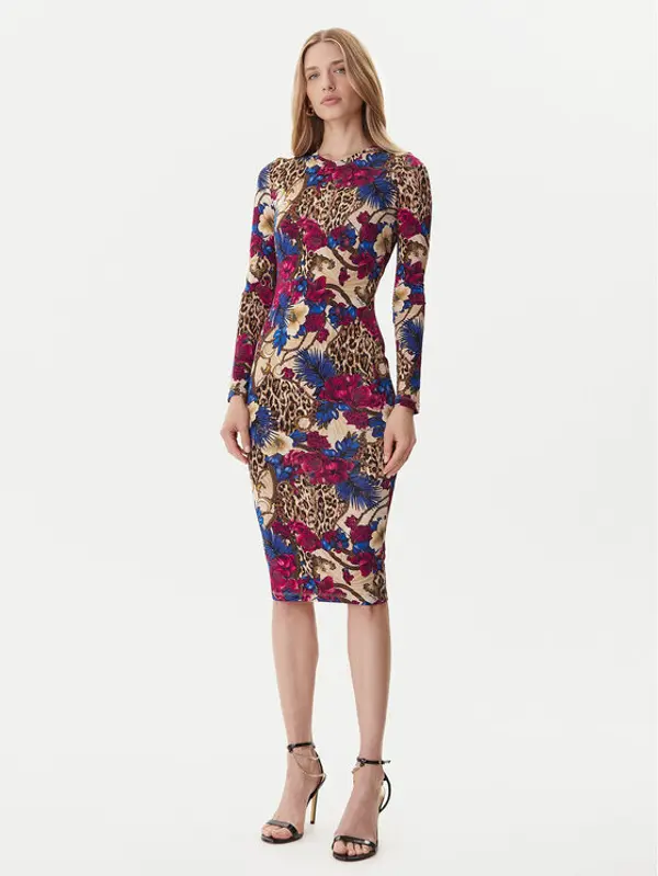Just Cavalli Just Cavalli Haljina za svaki dan 79PAO952 JS531 Šarena Slim Fit