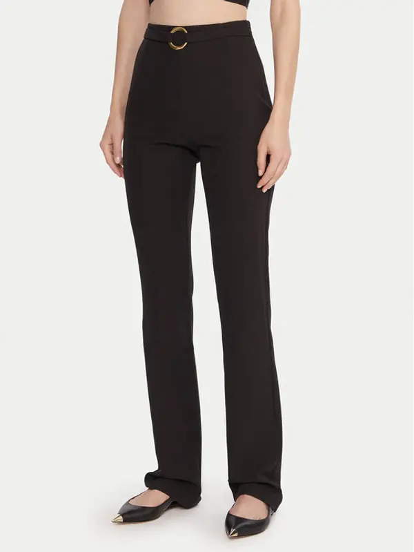 Just Cavalli Just Cavalli Hlače 79PAA131 N0626 Crna Flare Fit