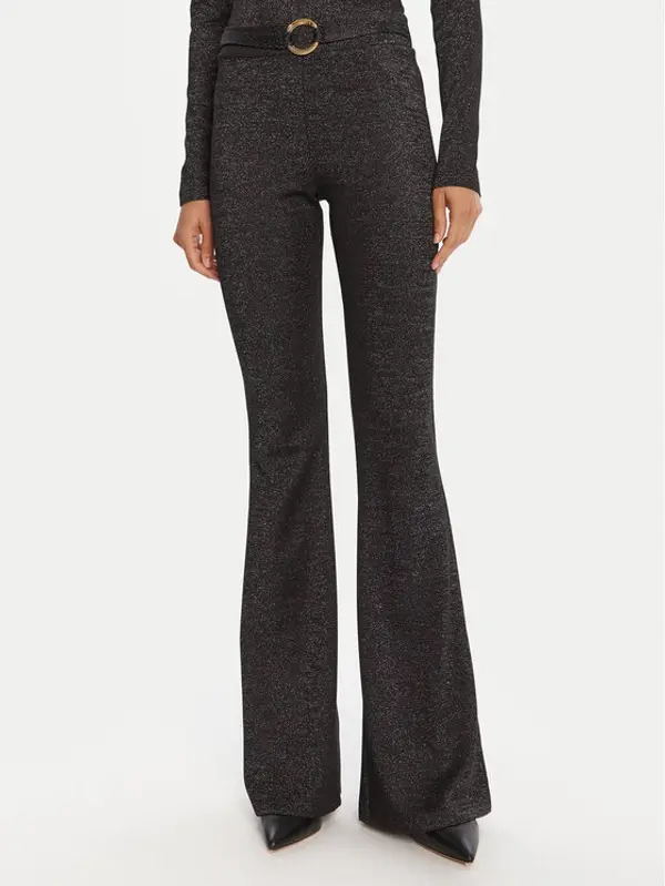 Just Cavalli Just Cavalli Hlače 79PAC101 J0251 Crna Flare Fit