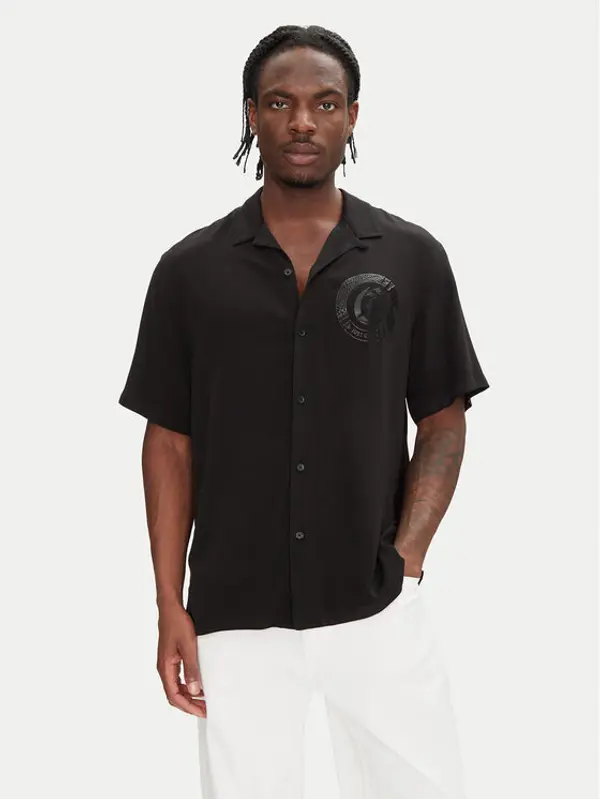 Just Cavalli Just Cavalli Košulja 78OALY04 Crna Regular Fit