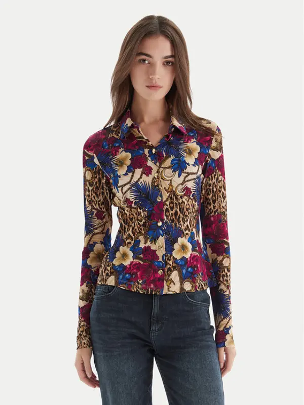 Just Cavalli Just Cavalli Košulja 79PAL228 JS531 Šarena Slim Fit