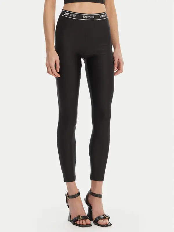 Just Cavalli Just Cavalli Leggings 80PAC100 J0108 Crna Skinny Fit
