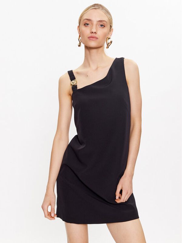 Just Cavalli Just Cavalli Ljetna haljina 74PBO935 Crna Regular Fit