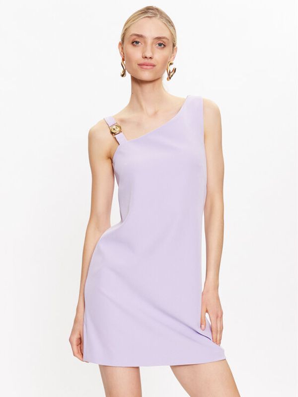 Just Cavalli Just Cavalli Ljetna haljina 74PBO935 Ljubičasta Regular Fit