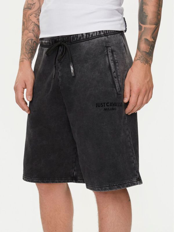 Just Cavalli Just Cavalli Sportske kratke hlače 76OADE03 Siva Regular Fit