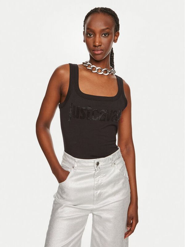 Just Cavalli Just Cavalli Top 76PAME03 Crna Regular Fit