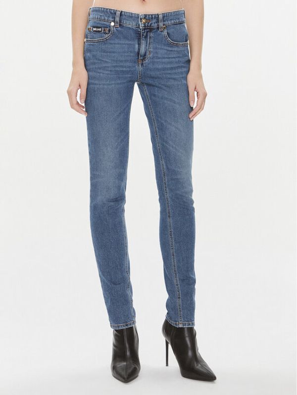 Just Cavalli Just Cavalli Traperice 75PAB5K0 Plava Skinny Fit